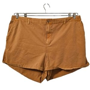 Orange Old Navy Women's High-Waisted OGC Chino Shorts